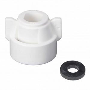 Quick TeeJet Cap, White for Oval #ACP0484560 Quick TeeJet Cap, White for Oval #ACP0484560