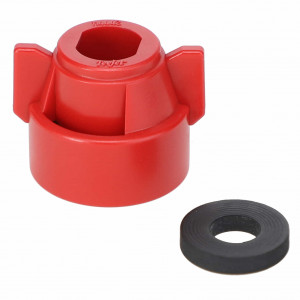 Quick TeeJet Cap, Red for Oval #ACP0484570 Quick TeeJet Cap, Red for Oval #ACP0484570