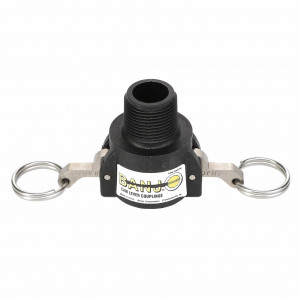 1-1/2" Female Coupler X 1-1/2" Male Thread Poly Cam Lever Coupling #AG000813