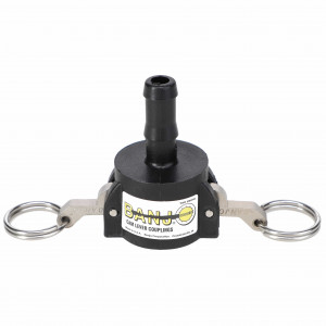 1-1/2" Female Coupler X 1-1/2" Hose Shank Poly Cam Lever Coupling #AG000816
