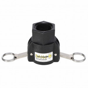 1-1/2" Female Coupler X 1-1/2" Female Thread Poly Cam Lever Coupling #AG000818