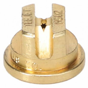 Standard Flat Fan Spray Tip, Brass, Size 02, 65° #AG001381 Standard Flat Fan Spray Tip, Brass, Size 02, 65° #AG001381