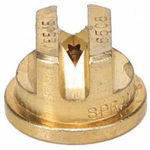 Standard Flat Fan Spray Tip, Brass, Size 08, 65° #AG001391 Standard Flat Fan Spray Tip, Brass, Size 08, 65° #AG001391