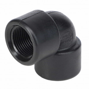 3/4" 90° Poly Pipe Elbow #AG051126 3/4" 90° Poly Pipe Elbow #AG051126