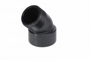 2" Poly Street Elbow, 45° #AG052339 2" Poly Street Elbow, 45° #AG052339