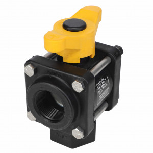 1-1/4" 3-Way Bottom Load Valve #AG053045