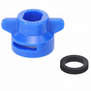 Quick Hardi Cap for Oval Nozzles, Blue #AG054013 Quick Hardi Cap for Oval Nozzles, Blue #AG054013
