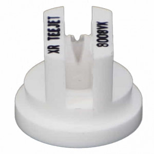 TeeJet Extended Range Flat Spray Tip, 80°, Size 08, Ceramic with polypropylene VisiFlo Color-coding #AG054700