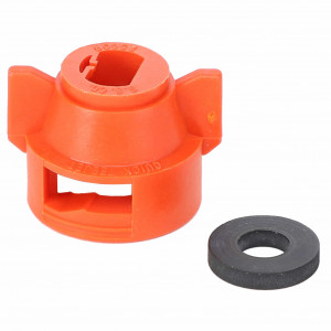 Quick TeeJet Cap for Large Capacity Flat Fans, Orange #AG055206 Quick TeeJet Cap for Large Capacity Flat Fans, Orange #AG055206
