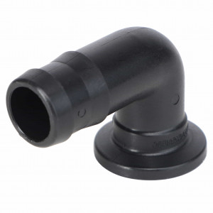 1" Flange X 1-1/4" Hose Shank Elbow, 90° #AG057585