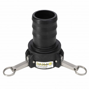 3" Female Coupler with 3 Arms X 3" Hose Shank Poly Cam Lever Coupling #AG058475 3" Female Coupler with 3 Arms X 3" Hose Shank Poly Cam Lever Coupling #AG058475