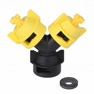 Turbo TeeJet Visiflo Dual Polymer Outlet Spray Tip, 110°, Size 02 #AG426172