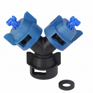 Turbo TeeJet Visiflo Dual Polymer Outlet Spray Tip, 110°, Size 03 #AG426173