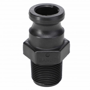 1" Male Adapter X 1" Male Thread Poly Cam Lever Coupling #AG561036