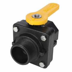 2" Full Port Stubby Valve, Male NPT X 2" Female NPT, Short Handle #WR129427