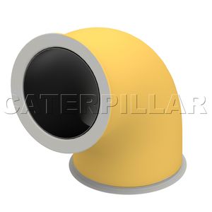 Коленчатый патрубок в сборе | 165 mm Inner Diameter Exhaust Elbow #2W-1080 (2W1080)