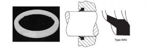 Вставная грязесъемная манжета, Snap - In Wiper Seal Blumag for CAT #5U-2818