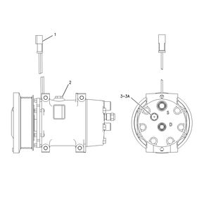 Блок компоновки | Refrigerant Compressor #178-9570 (1789570)