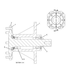 Мост | Axle Assembly #142-8758 (1428758) Мост | Axle Assembly #142-8758 (1428758)
