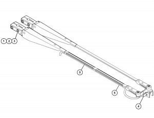 Рычаг в сборе - стеклоочиститель, Arm Assembly - Wiper CTP for CAT #214-7635 Рычаг в сборе - стеклоочиститель, Arm Assembly - Wiper CTP for CAT #214-7635