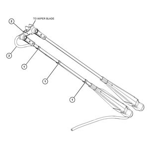 Рычаг в сборе - стеклоочиститель | Arm Assembly-Wiper #8Y-6341 (8Y6341)