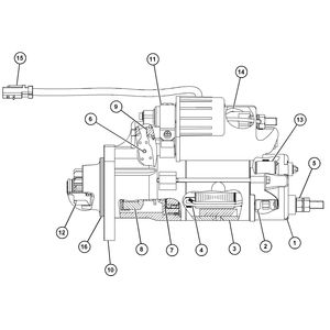 Стартер | 24 Volt Electric Starting Motor #390-0788 (3900788)