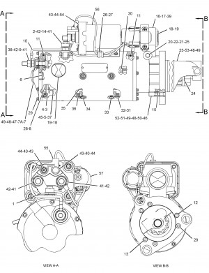 Блок электродвигателя, Electrical Starter Motor Blumag for CAT #349-6606