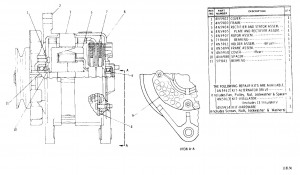 Узел генератора | Alternator G #4N-4540 (4N4540)