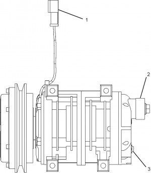Компрессор, Refrigerant Compressor CTP for CAT #214-4302
