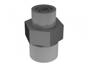 Прямой переходной патрубок, 38.50 mm Long Straight Adapter Blumag for CAT #6V-8715