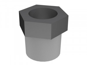 Прямой переходной патрубок, 29.70 mm Long Straight Adapter Blumag for CAT #8B-2664