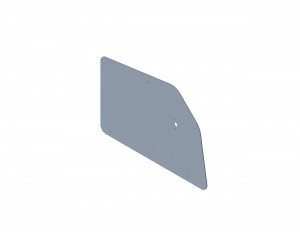 Стекло двери, 1120.90 mm Height Heat Treated Safety Glass CTP for CAT #164-1067 Стекло двери, 1120.90 mm Height Heat Treated Safety Glass CTP for CAT #164-1067