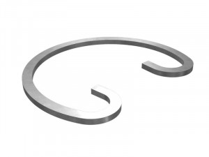 Фиксатор, 51 mm Free Height Piston Pin Retainer CTP for CAT #7E-1177