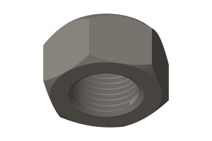 Шестигранная гайка, Regular Hexagon Nut #2871345