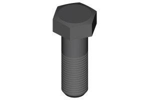 Винт с шестигранной головкой, Hexagon Head Cap Screw #3931446