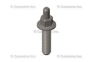 Винт с заклепками на фланце, Studded Flange Cap Screw #3947358