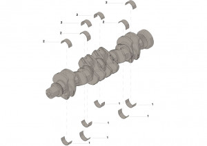 Connection Rod Bearing 0.50 Kit #3967061