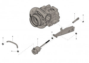 Комплект привода турбонагнетателя, Turbocharger Actuator Kit #4030914