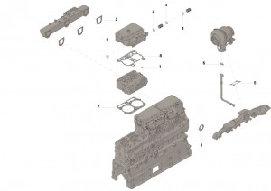 Комплект прокладок, Single Head Gasket Set #4089369