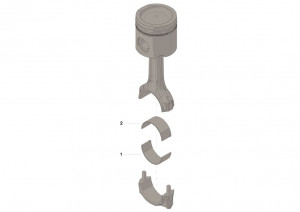 Connection Rod Bearing (.75) Set #4089806