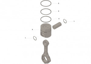 Комплект поршней двигателя, Engine Piston Kit #4376346 Комплект поршней двигателя, Engine Piston Kit #4376346