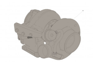 Турбокомпрессор, Turbocharger Kit #4955728