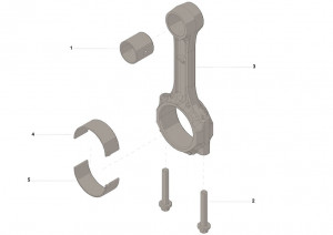 Connecting Rod Kit #4956017 Connecting Rod Kit #4956017