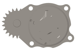 Насос для смазочного масла, Lubricating Oil Pump #4992878
