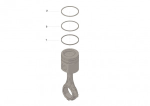 Комплект поршневых колец, Piston Ring Set #5285611 Комплект поршневых колец, Piston Ring Set #5285611