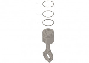 Комплект поршневых колец, Piston Ring Kit #5473170 Комплект поршневых колец, Piston Ring Kit #5473170