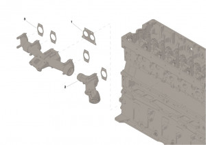 Комплект выпускного коллектора, Exhaust Manifold Kit #5579054 Комплект выпускного коллектора, Exhaust Manifold Kit #5579054