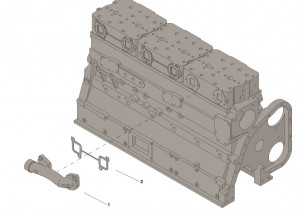 Комплект выпускного коллектора, Exhaust Manifold Kit #5579059 Комплект выпускного коллектора, Exhaust Manifold Kit #5579059