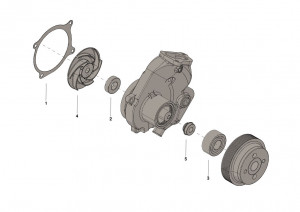 Комплект для ремонта водяного насоса, Water Pump Repair Kit #BM91981