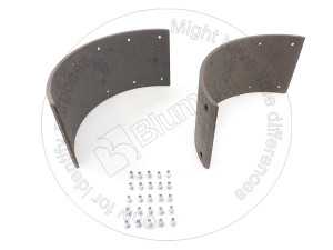 Комплект вкладышей, Lining Kit - Brake & Rivet Blumag for CAT #283-9990